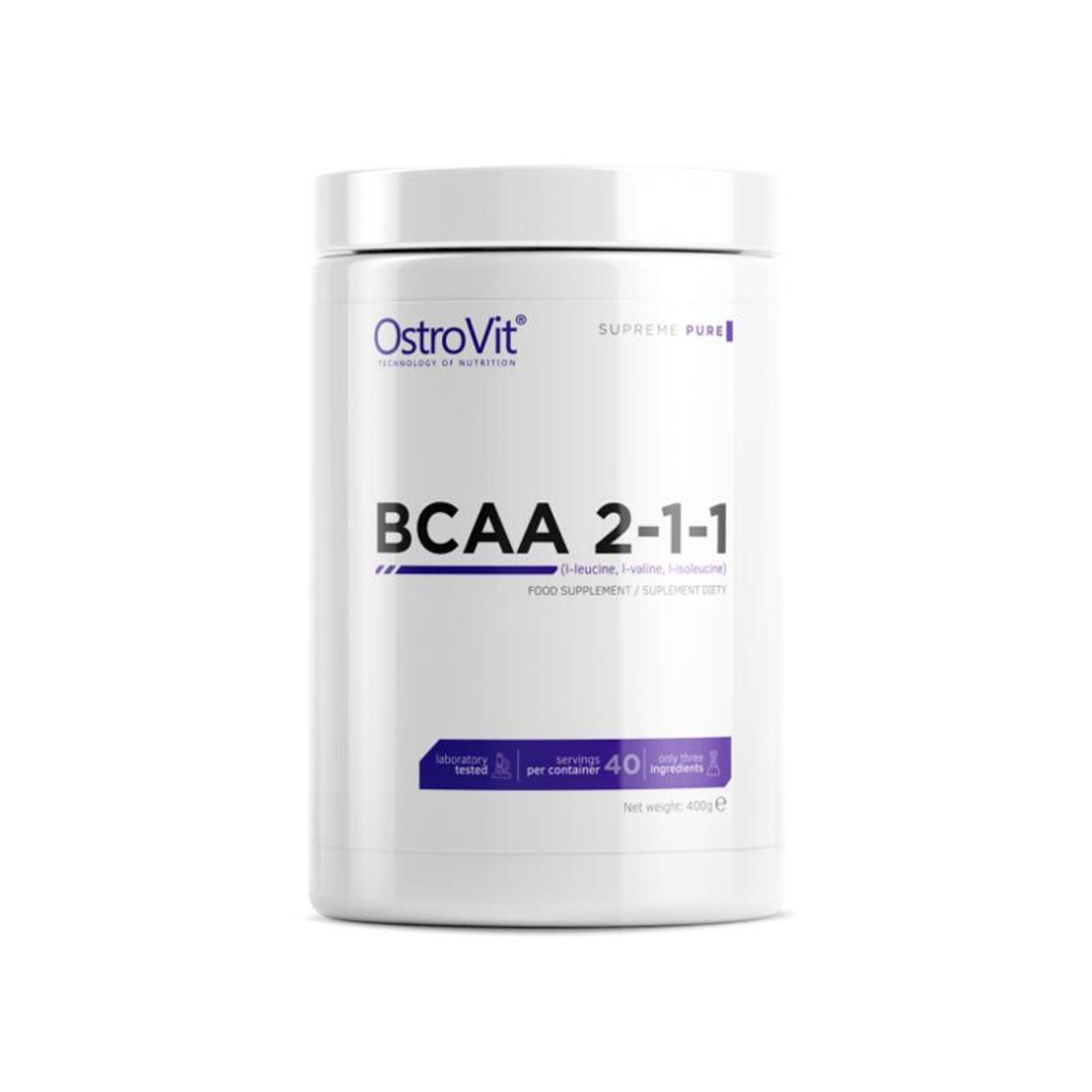 OstroVit SUPREME PURE - BCAA 2-1-1 400 G 002-5902232618495