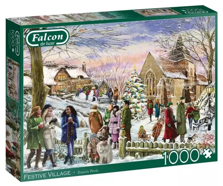 Puzzle 1000 Falcon Świąteczny nastrój G3 - Jumbo