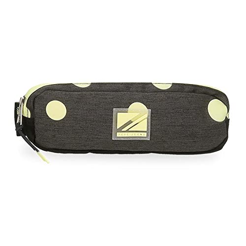 Pepe Jeans Leire etui czarne 22 x 7 x 3 cm poliester, czarny/biały, etui, czarny/biały, Obudowa