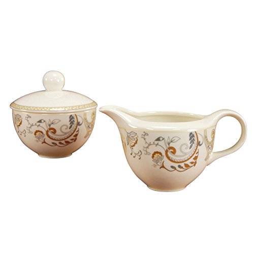 Creatable 16658 puszka na cukier palacio dzbanek na mleko/porcelana wielokolorowa 27 x 15 x 13.25 cm 2 sztuki 16658