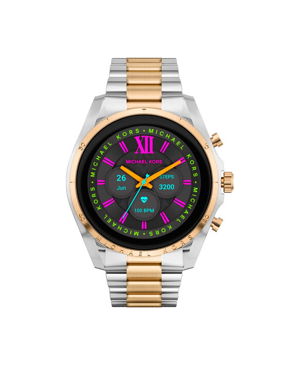 Michael Kors Gen 6 Bradshaw 44mm MKT5134 Srebrny