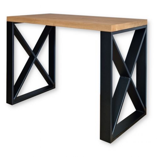 Nowoczesne biurko Loftowe LITY DĄB w industrialnym stylu ,,P-X