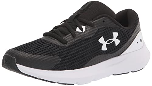 Under Armour Damskie trampki UA W Surge 3, czarne, 3,5 UK, Czarny, 36.5 EU