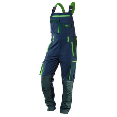 NEO-TOOLS Ogrodniczki robocze PREMIUM, 62% bawełna, 35% poliester, 3% elastan, rozmiar XS TOP-81-246-XS