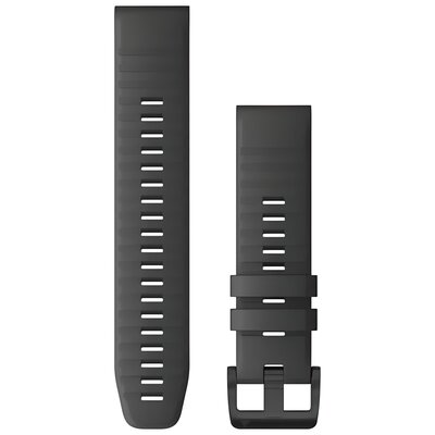 Garmin Quickfit 22 pasek do zegarka, szary silikon z czarnym sprzętem