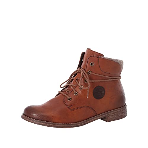 Rieker Damskie sztyblety 77423, Braun Cayenne Wood Kastanie 22, 42 EU