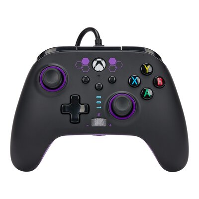 PowerA Enhanced Purple Hex do Xbox Series X/S, Xbox One, PC - przewodowy