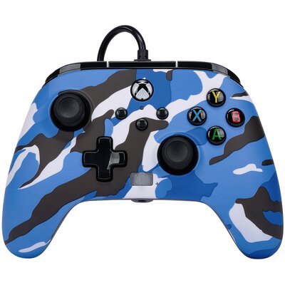Kontroler PowerA Enhanced Wired pro Xbox Series X|S - Blue Camo (1525941-01)