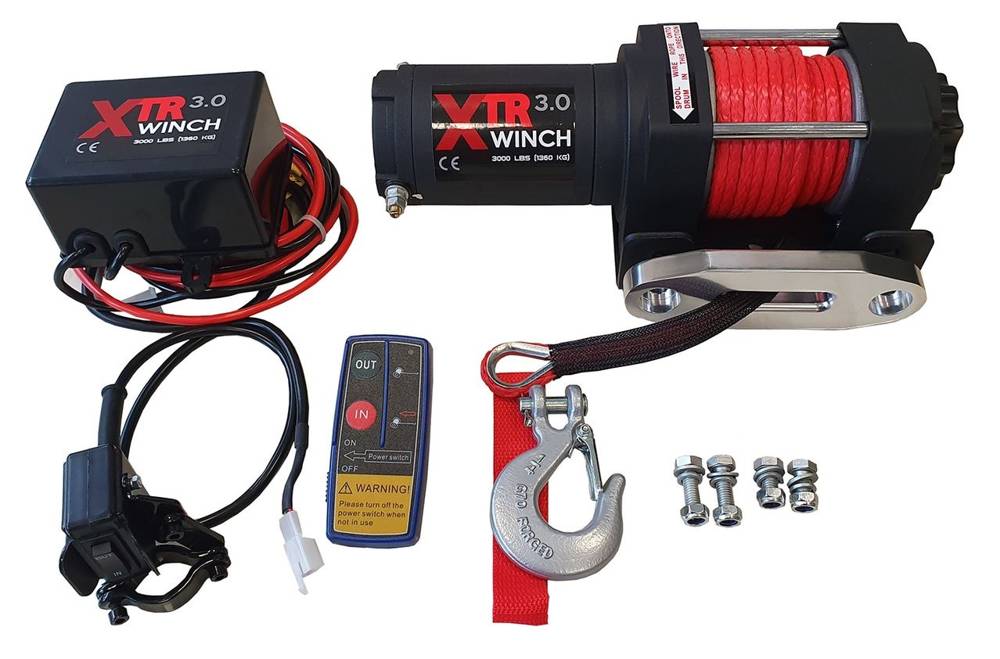 Wyciągarka XTR 3000 lbs (1360 kg) 12V (lina: syntetyczna 5,5 mm (3300 kg) 12m) 81880011