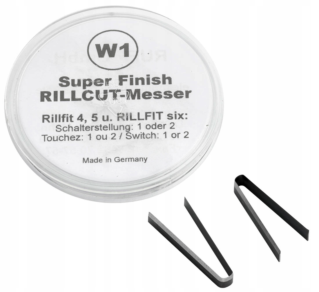 Rillfit 6 Nożyki Do Nacinania Opon Rillfit W-1 3-5Mm