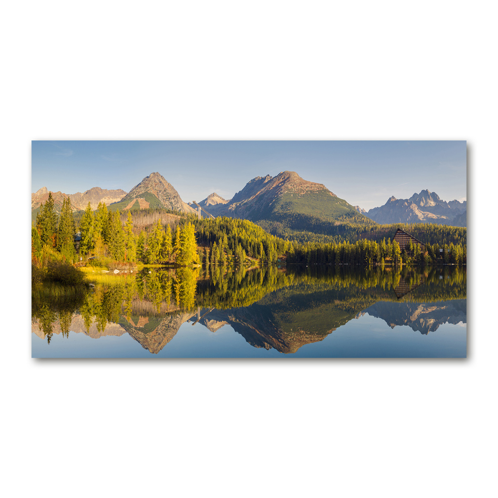 Foto obraz szkło akryl Panorama Tatry