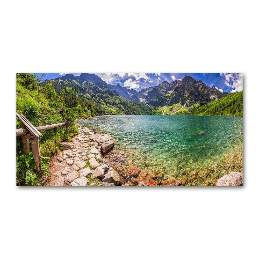Foto obraz szklany Morskie oko Tatry