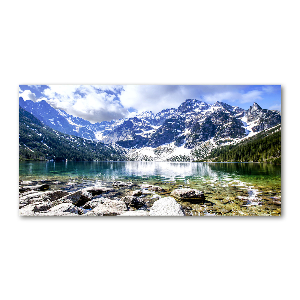 Foto obraz szklany Morskie oko Tatry