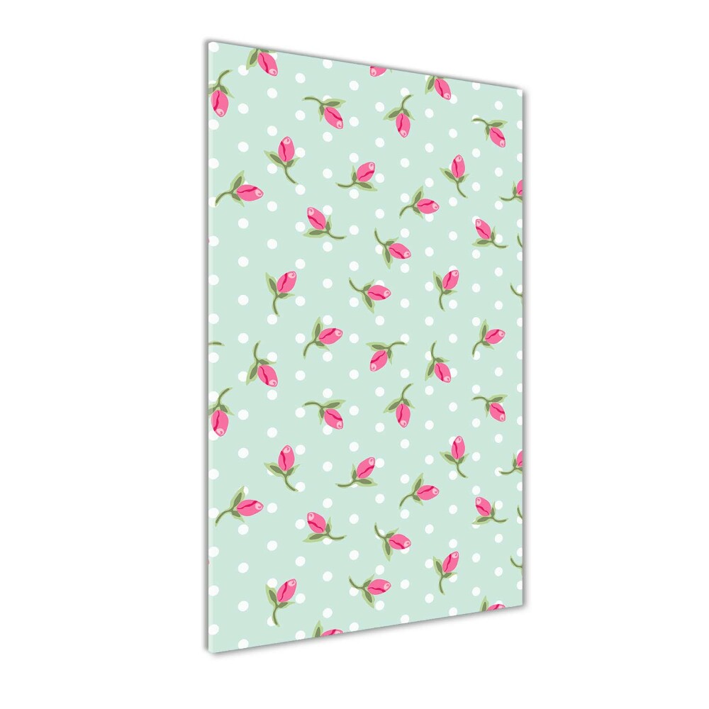 Nowoczesny foto obraz na ścianę pionowy Róże