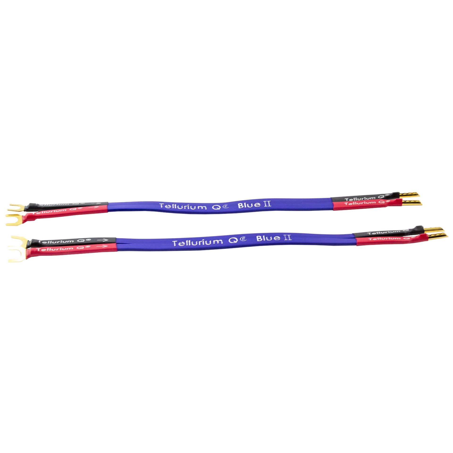 Tellurium Q Blue II Jumpers / Links – Komplet audiofilskich zworków do kolumn ✦ SALON ✦ ZAPYTAJ O RABAT ✦ RATY 30x0%