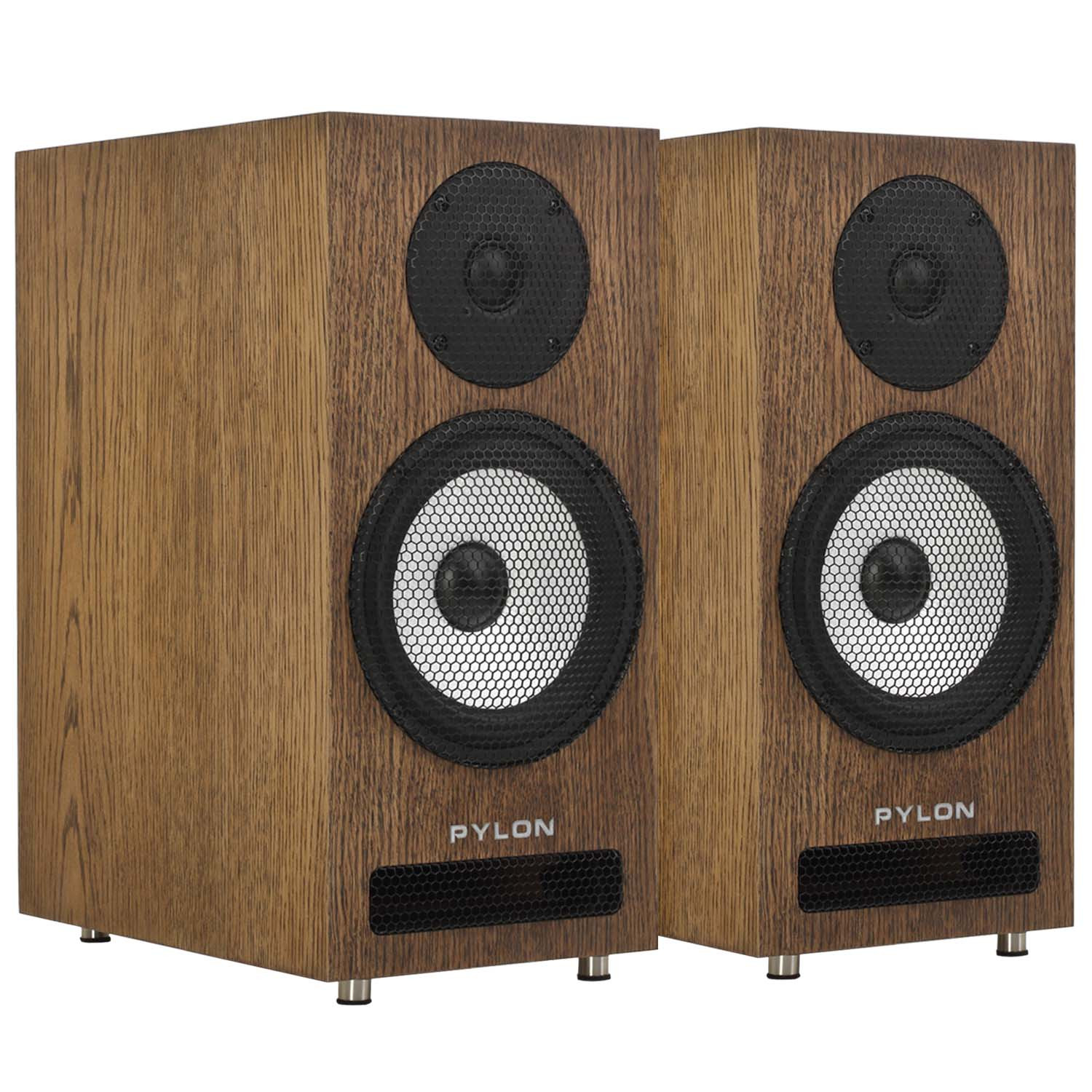 Pylon Audio Ruby Monitor – Kolumny podstawkowe (para) Dąb Olejowosk Black