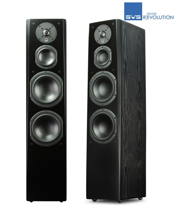 SVS Prime Tower – Kolumny podłogowe (para) Black Ash