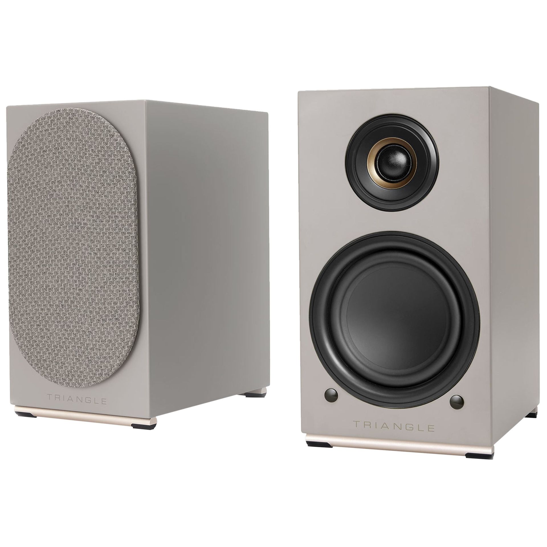 Triangle AIO TWIN - Aktywne kolumny podstawkowe z Bluetooth, Wi-Fi Linen Grey