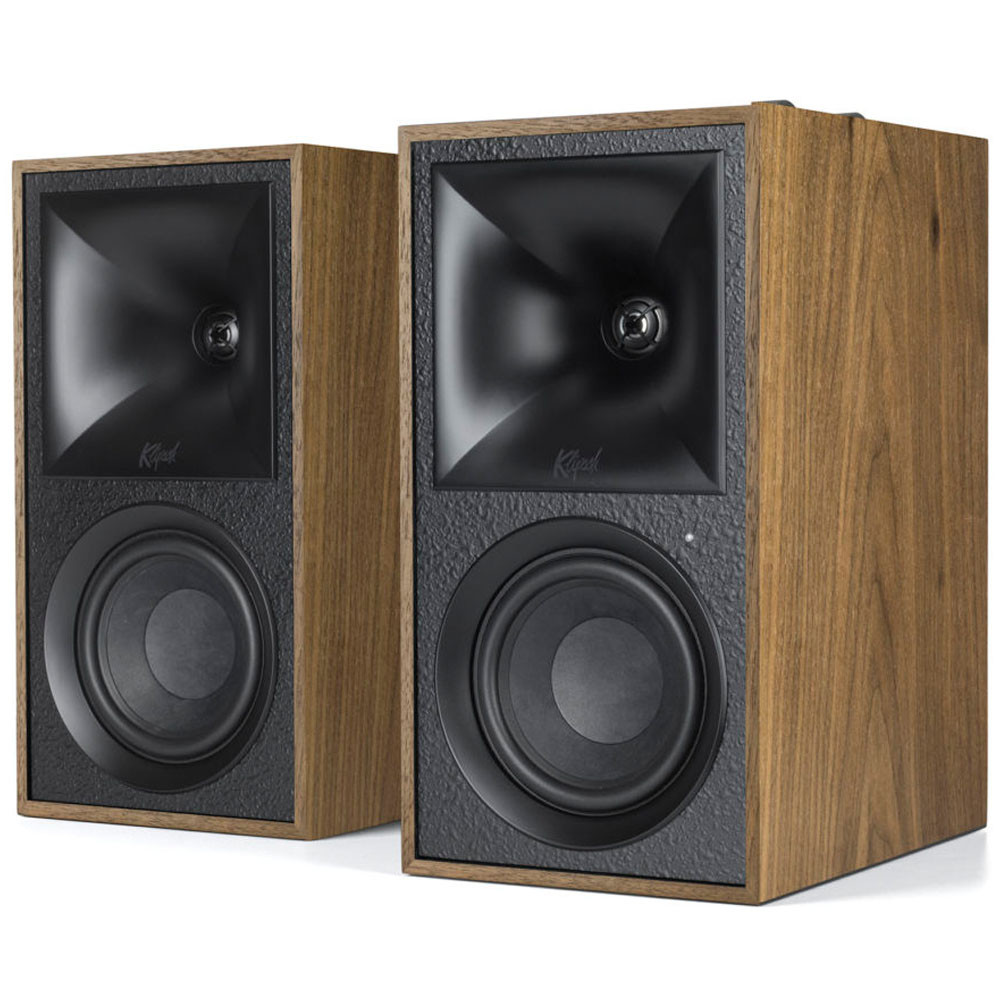 Klipsch The Fives – Aktywne kolumny podstawkowe (para) Walnut