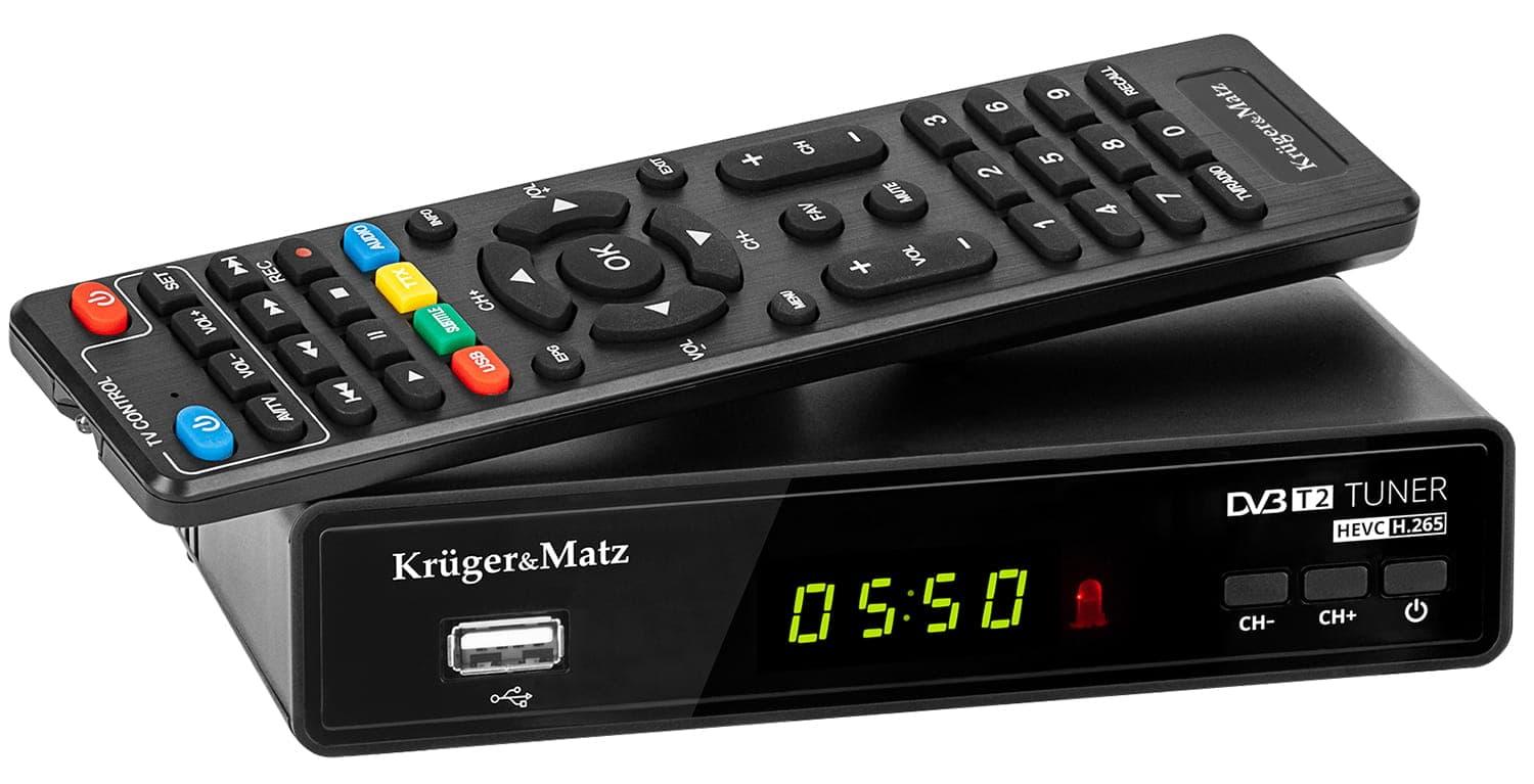 Tuner Dvb-T H.265 Hevc Kruger&