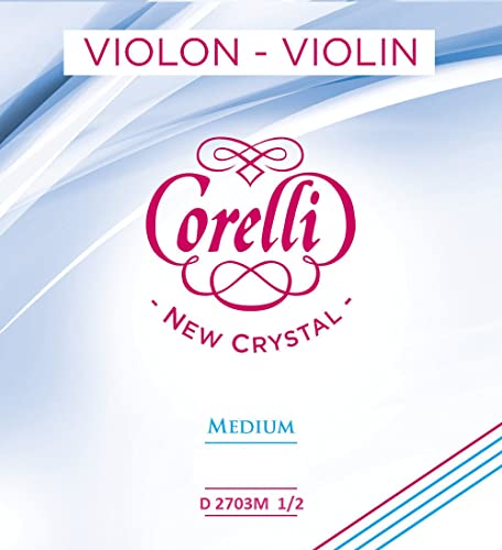 Corelli Struny Violin Crystal D Stabilon-Nylon/Srebrne oplecione 1/2 2703M