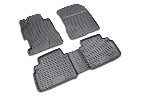 Element antypoślizgowa gumowa mata podłogowa 3D do Honda Civic 4D 06-11