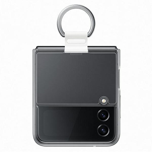 Samsung Clear Cover żelowe etui pokrowiec Samsung Galaxy Z Flip4 przezroczysty EF-OF721CTEGWW