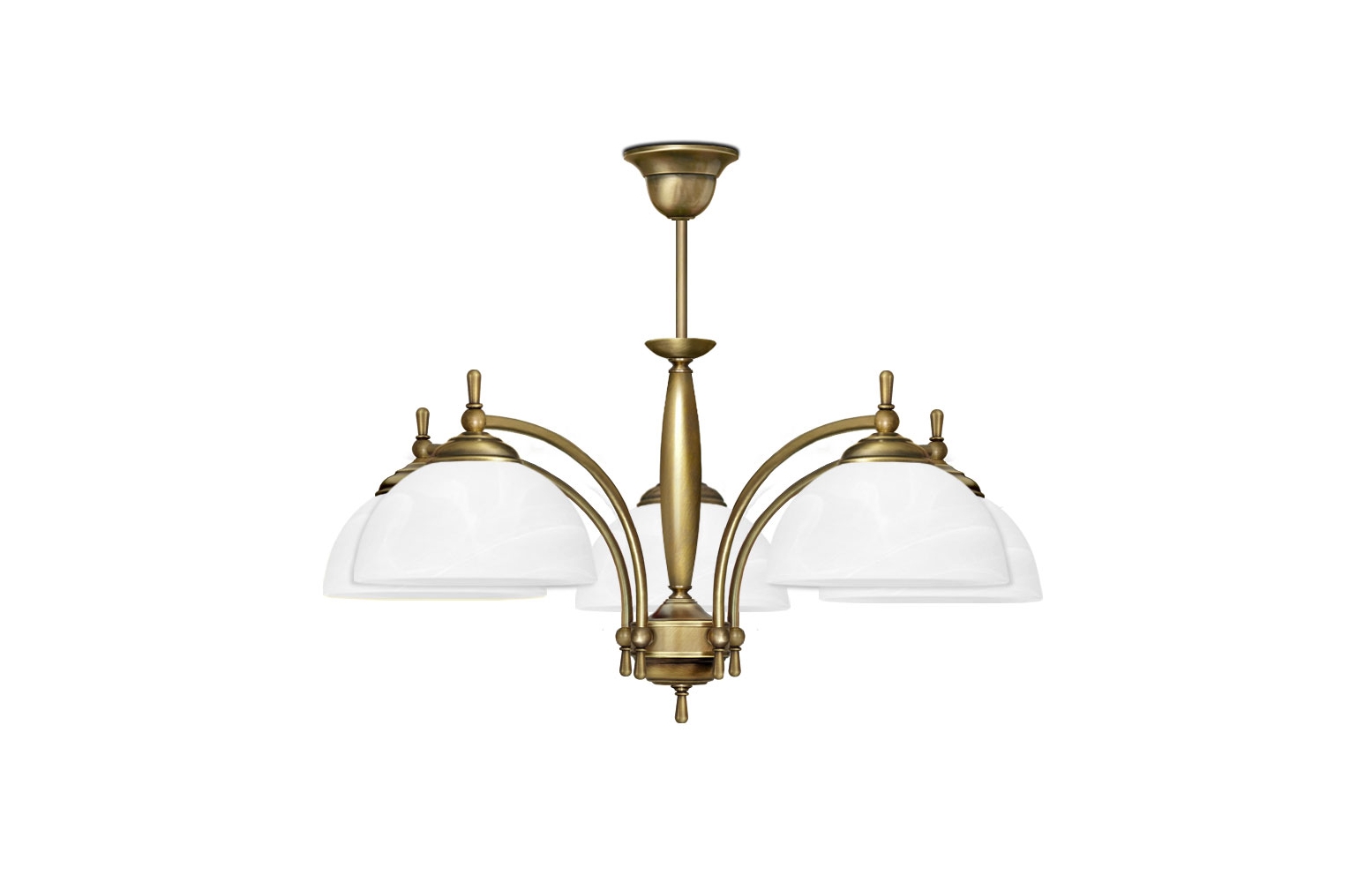 Mosiężna lampa 5-punktowa C-S5
