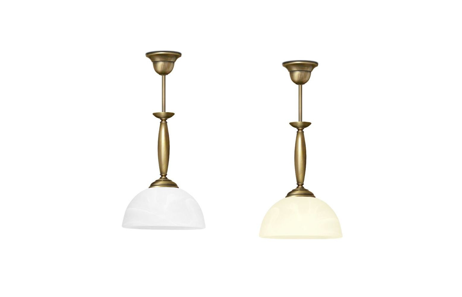 Lampa sufitowa z mosiądzu C-S1M