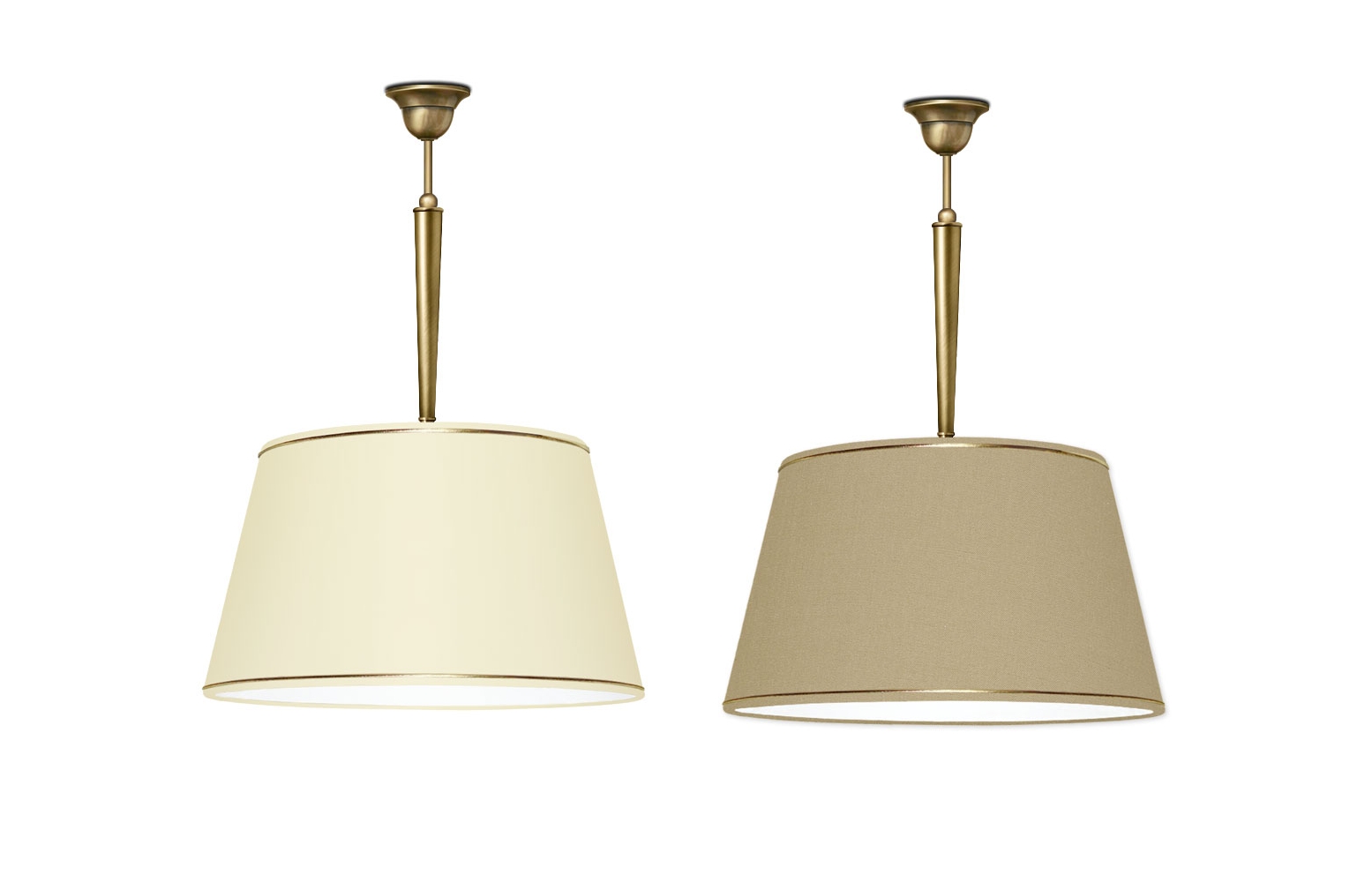Lampa mosiężna z abażurem YA-S1