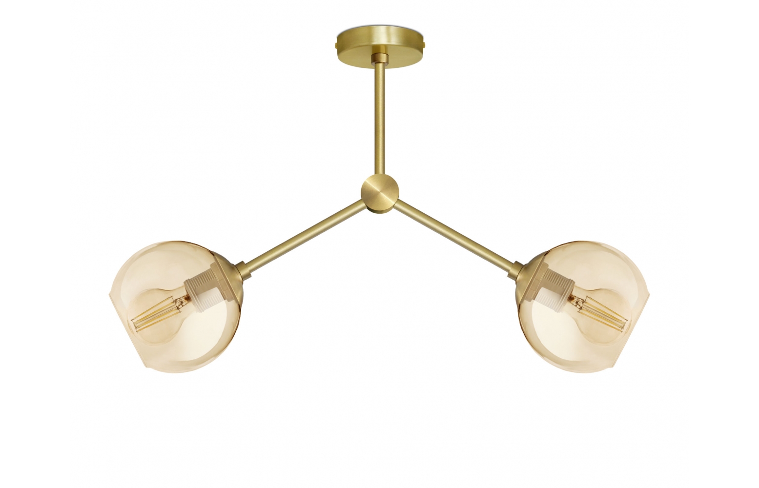 Lampa wisząca z miodowymi kloszami GB-S2