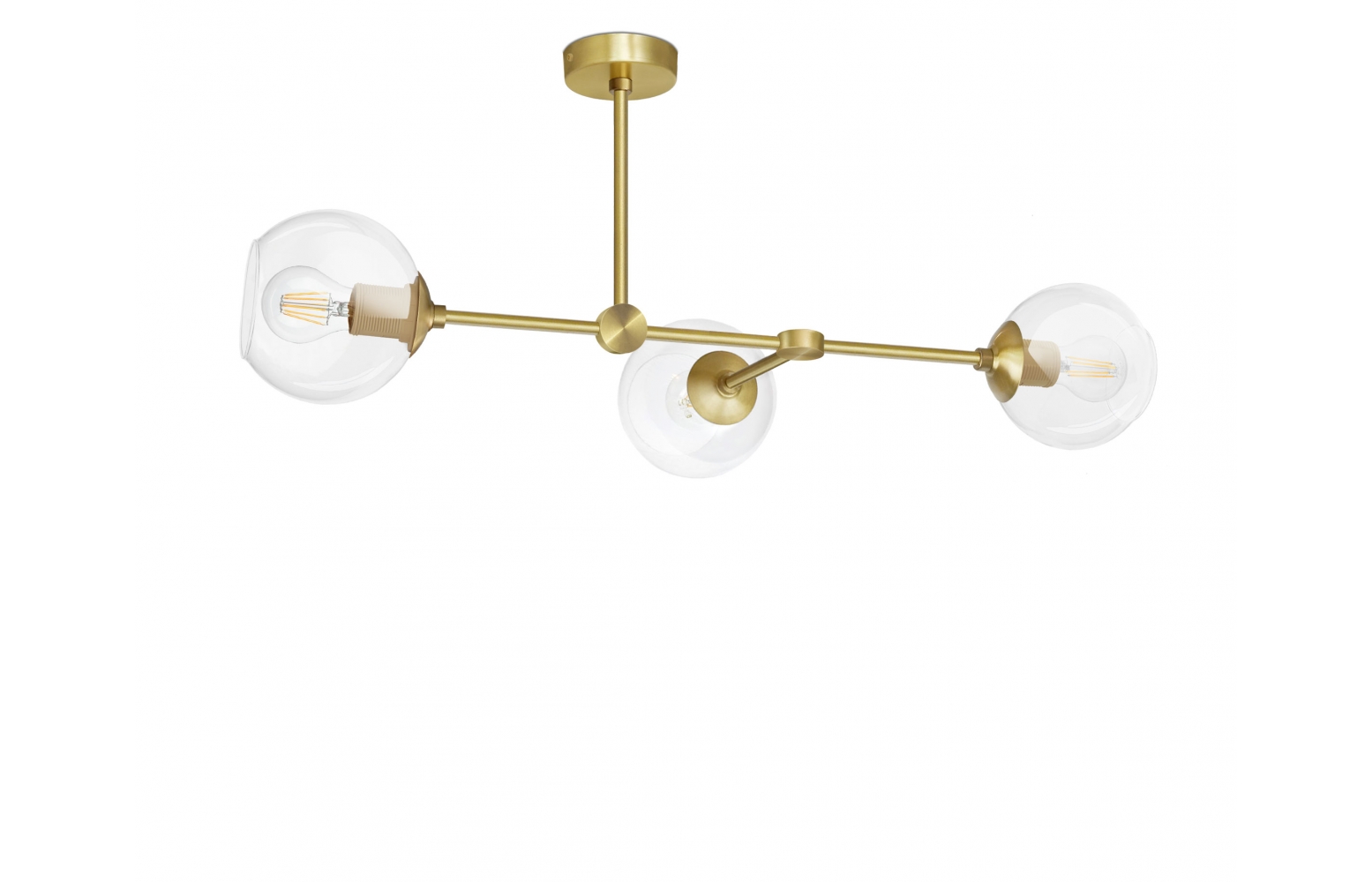 Złota lampa wisząca do pokoju lub korytarza GT-S3P