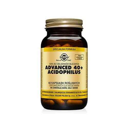 SOLGAR Solgar Advanced 40+ Acidophilus x 60 kaps