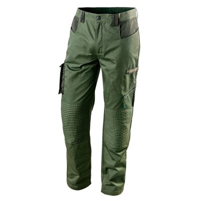NEO-TOOLS Spodnie robocze CAMO olive, rozmiar XS