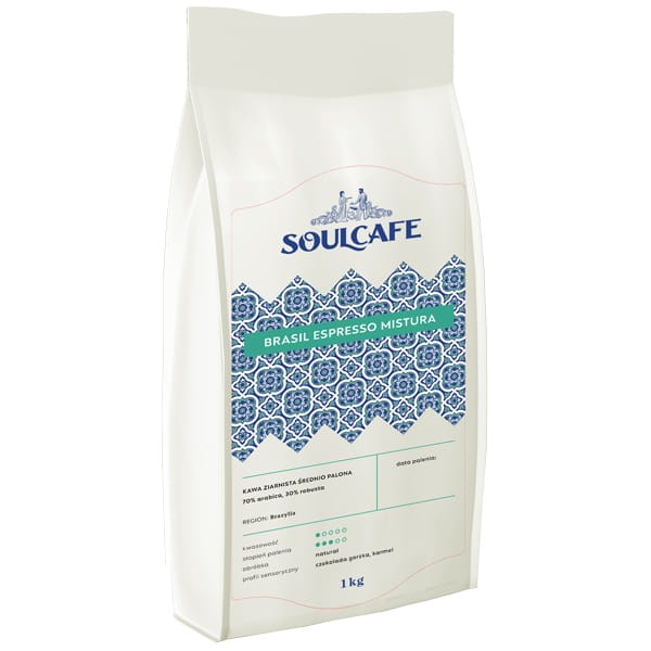 SoulCafe Brasil Espr. Mistura kawa ziarnista 1kg