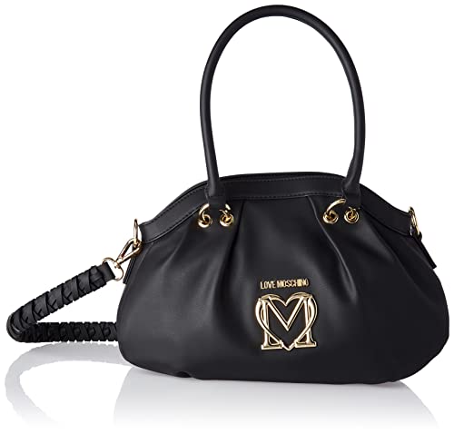 Love Moschino Borsa A Spalla damska torba na pompę, czarna, rozmiar uniwersalny, czarny, jeden rozmiar