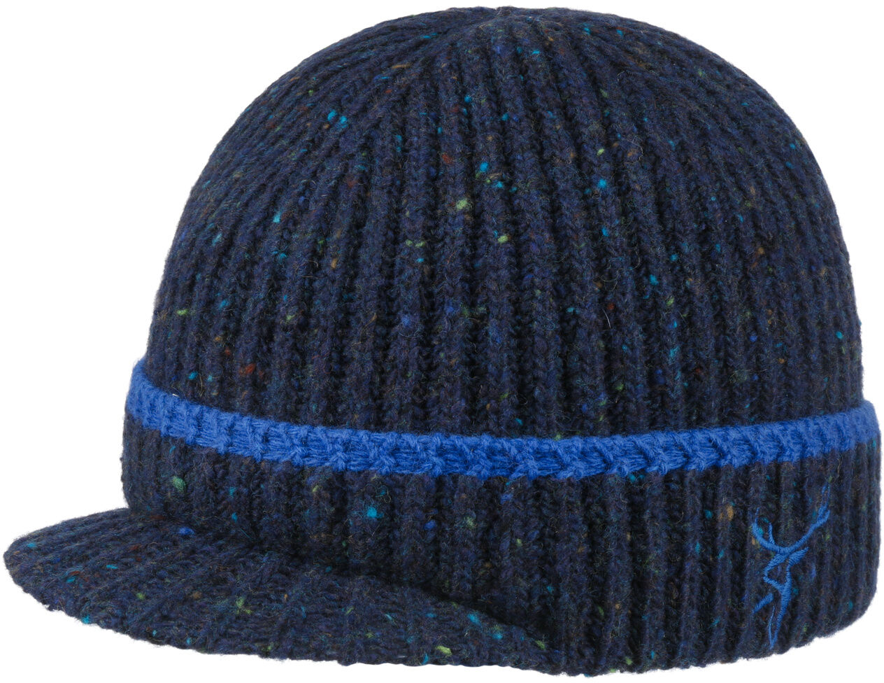 Czapka Beani z Daszkiem Deer by Stetson, ciemnoniebieski, One Size