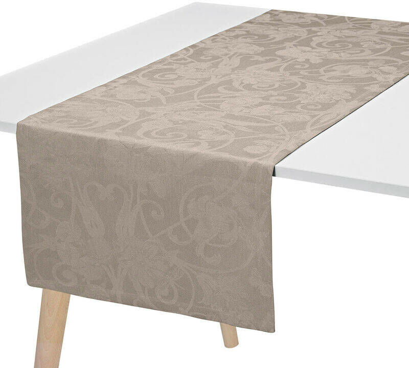 Le Jacquard Fran ais Bieżnik żakardowy Tivoli Jasnobeżowy