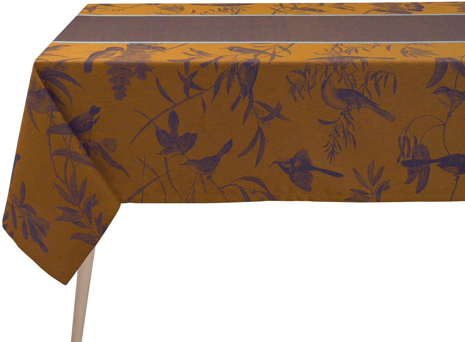Le Jacquard Fran ais Obrus żakardowy Volire Pomarańczowy