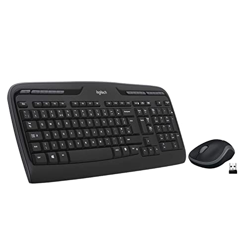 Logitech MK330 klawiatura RF Wireless QWERTY Włoski Czarny