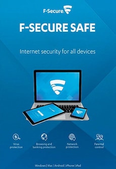 F-Secure SAFE Internet Security (PC Android Mac) - 1 Device 1 Year - F-Secure