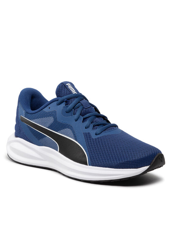 Puma Buty Twitch Runner Jr 384537 07 Niebieski