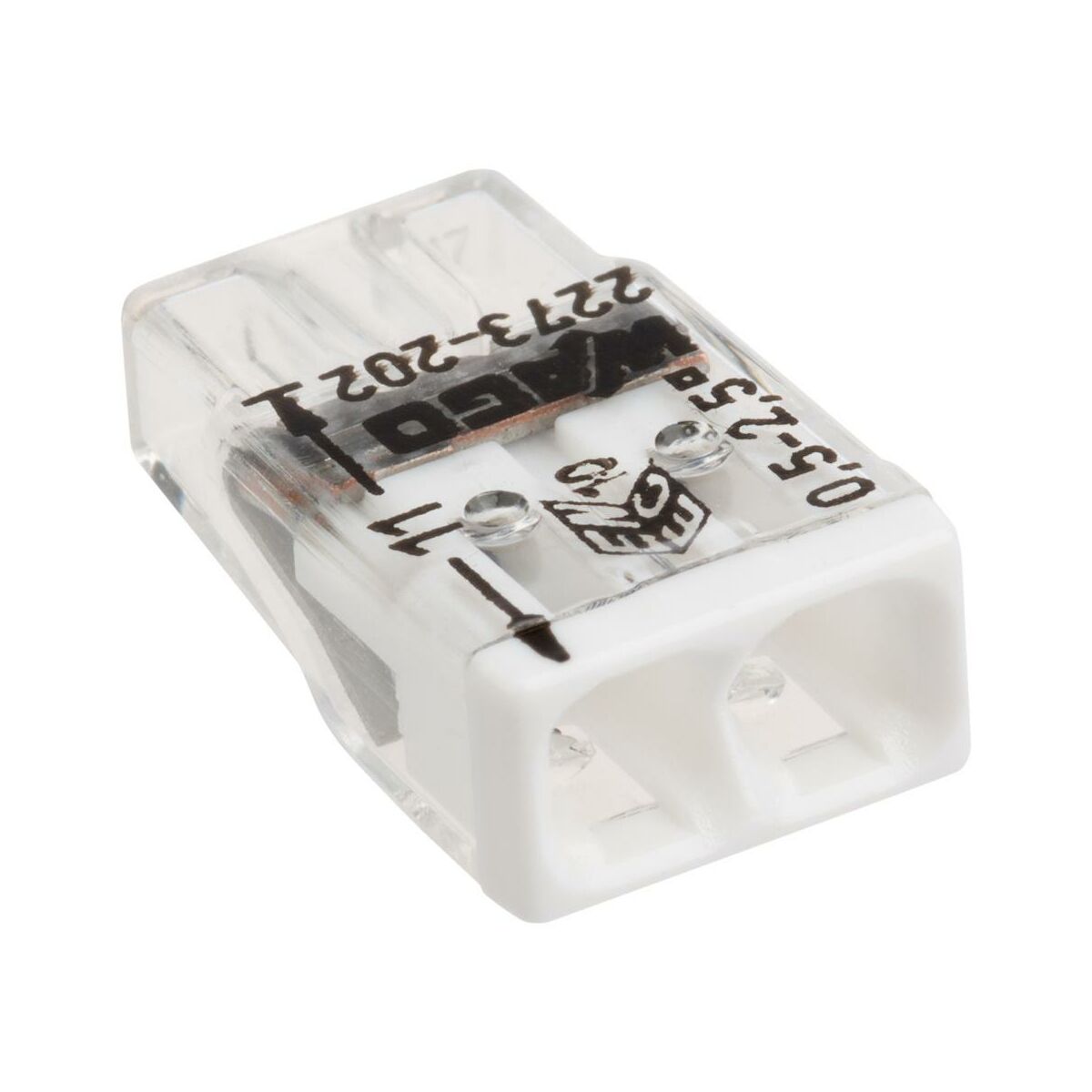 Szybkozłączka 2 x 2.5 mm 100 szt. WAGO