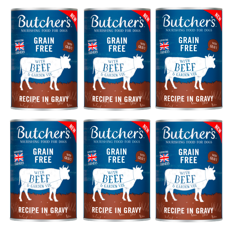 BUTCHER'S Original Recipe in Gravy, kawałki z wołowiną w sosie 24x400g