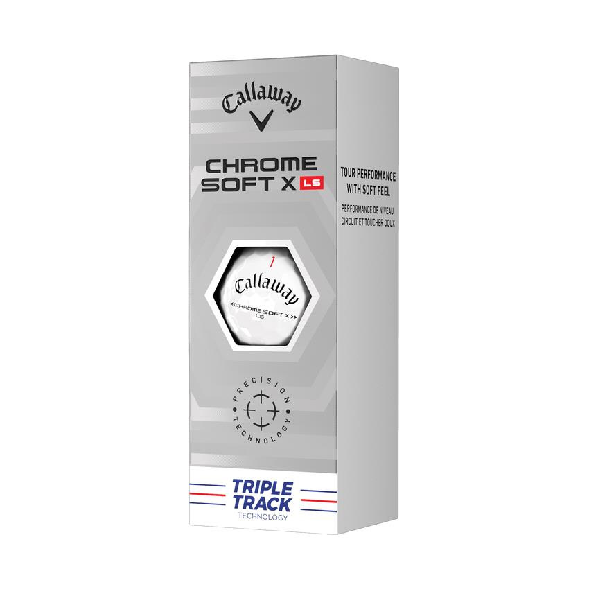 Piłki golfowe CALLAWAY CHROME SOFT X LS - Triple Track (3 szt.)