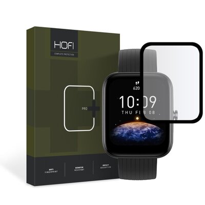 Szkło hybrydowe HOFI Hybrid Pro+ do Amazfit BIP 3/3 Pro Czarny