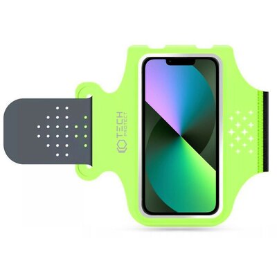 Tech-Protect Etui M1 Universal Sport Armband Limonkowy
