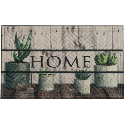 MULTI-DECOR Wycieraczka wewnętrzna SUCCULENT 75 x 45 cm MULTI-DECOR