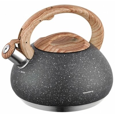 Klausberg Czajnik Klausberg KB-7280 z gwizkiem 2,7L Granit Wood KB-7280