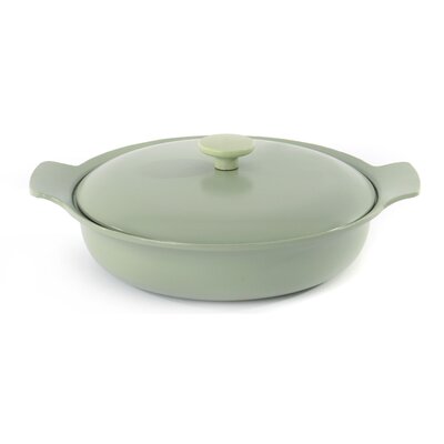 Berghoff Patelnia żeliwna z pokrywą 28cm RON Zielona 3900043
